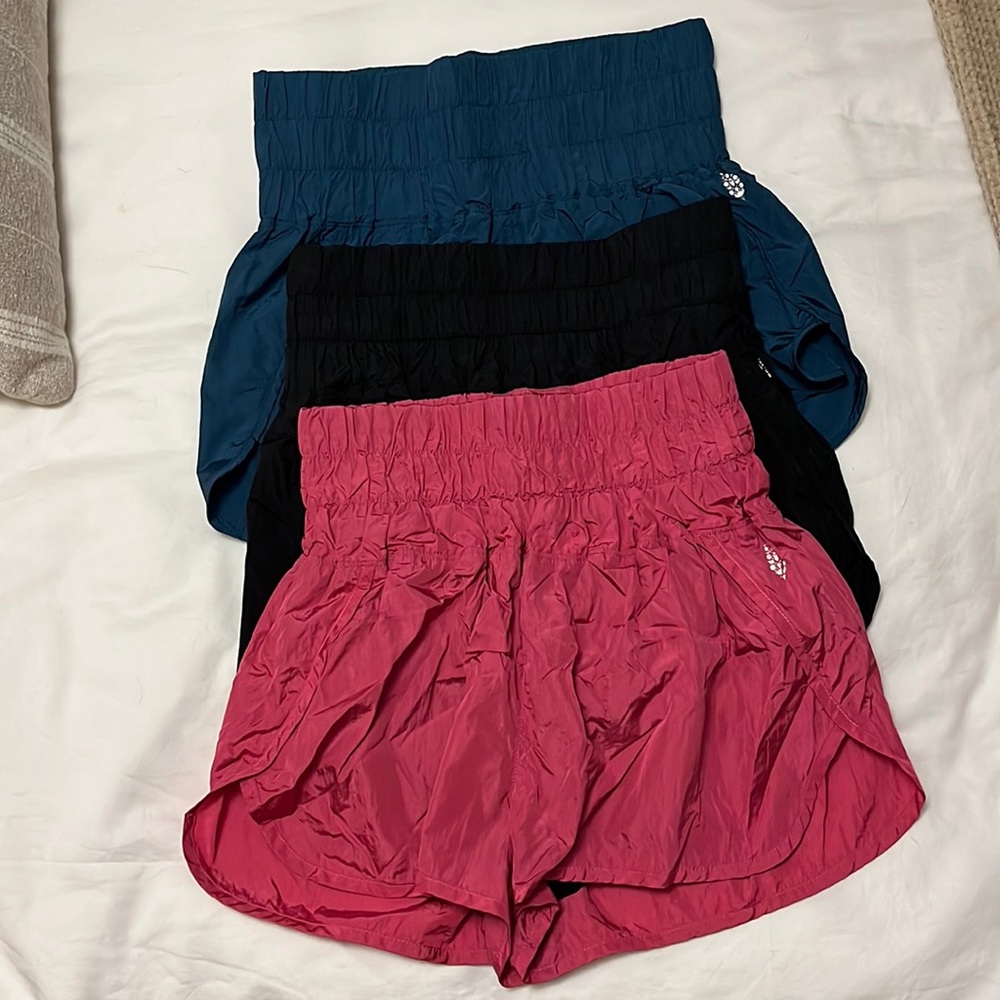 3 pairs of Free People Movement The Way Home shorts. All size Medium.